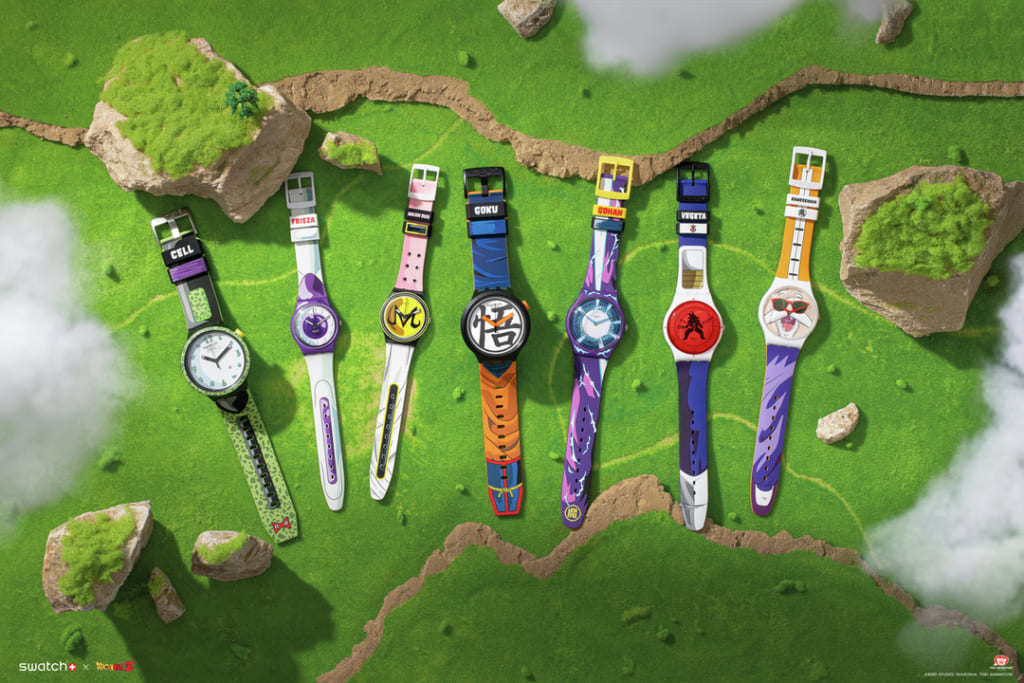 Swatch ×ドラゴンボール Z、アイコニックなキャラクターの限定 