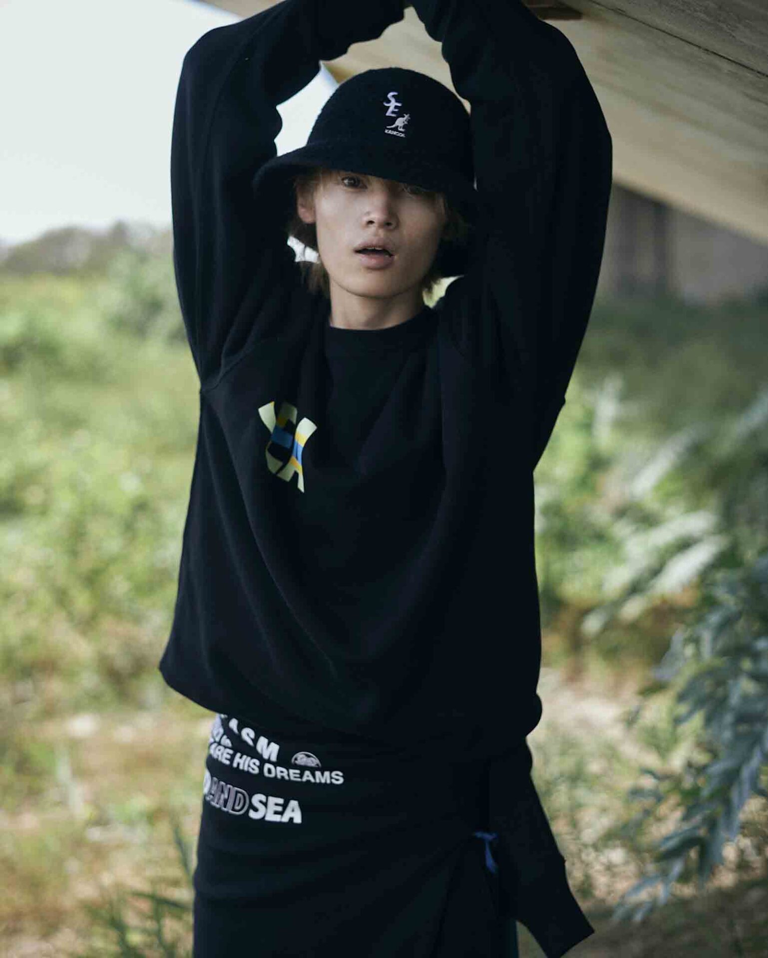 wind and sea × kangol コラボ　バケットハット　ベルハット wind and sea × kangol コラボ バケットハット ベルハット KANGOL