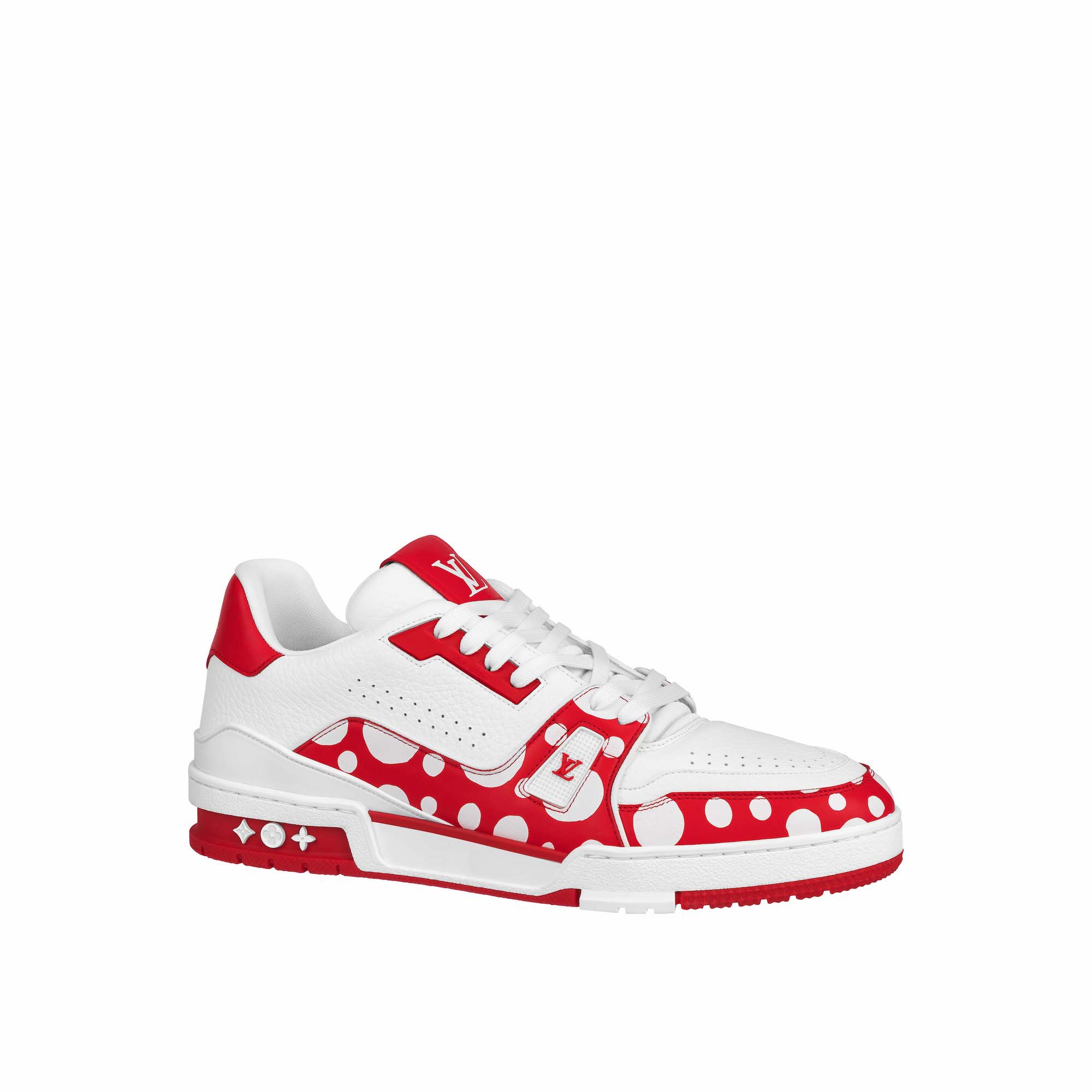 LV-TRAINER-SNEAKER-IN-GRAINED-CALF-LEATHER-WITH-INFINITY-DOTS-PRINT-RED- LOUIS-VUITTON-X-YAYOI-KUSAMA1 | HIGHSNOBIETY.JP（ハイスノバイエティ）