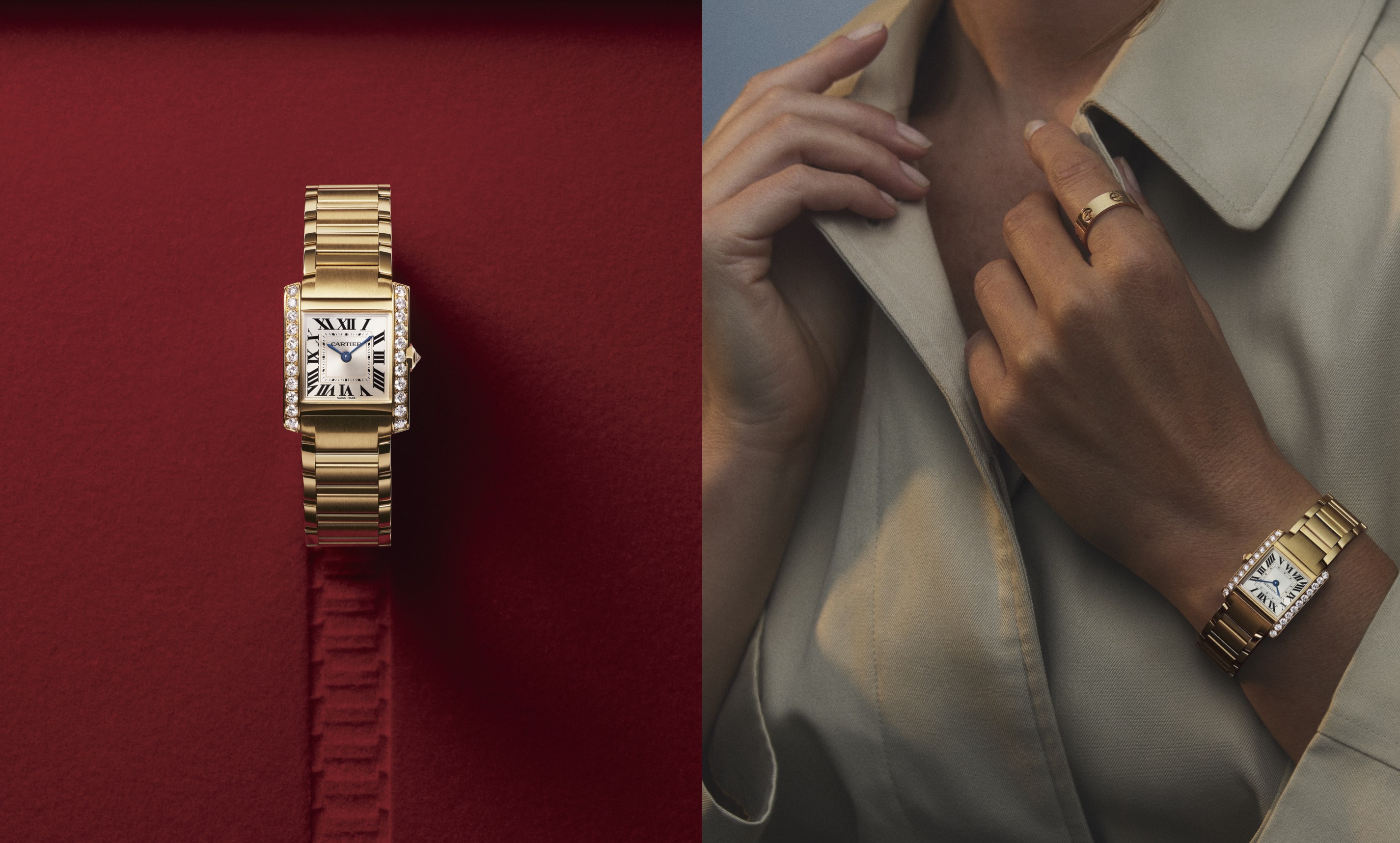 Cartier、「タンク フランセーズ」新作ウォッチを世界同時発売　