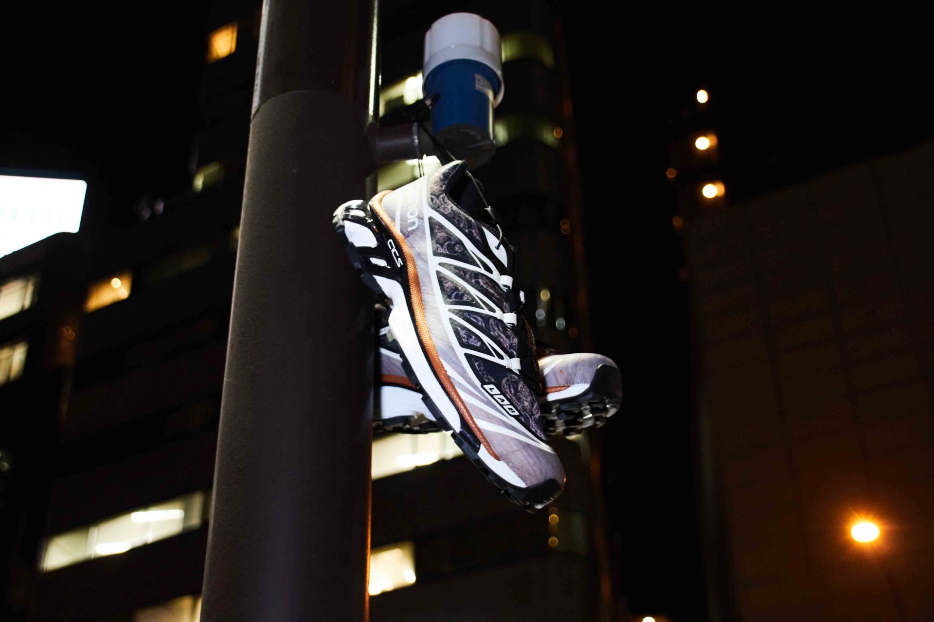 SALOMON × Children of the discordance ペイズリー柄の