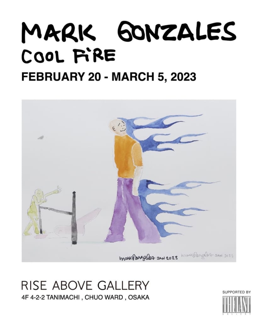 Mark Gonzales マークゴンザレス GONZ オリジナル原画　詩 Mark Gonzales マークゴンザレス GONZ オリジナル原画 Mark