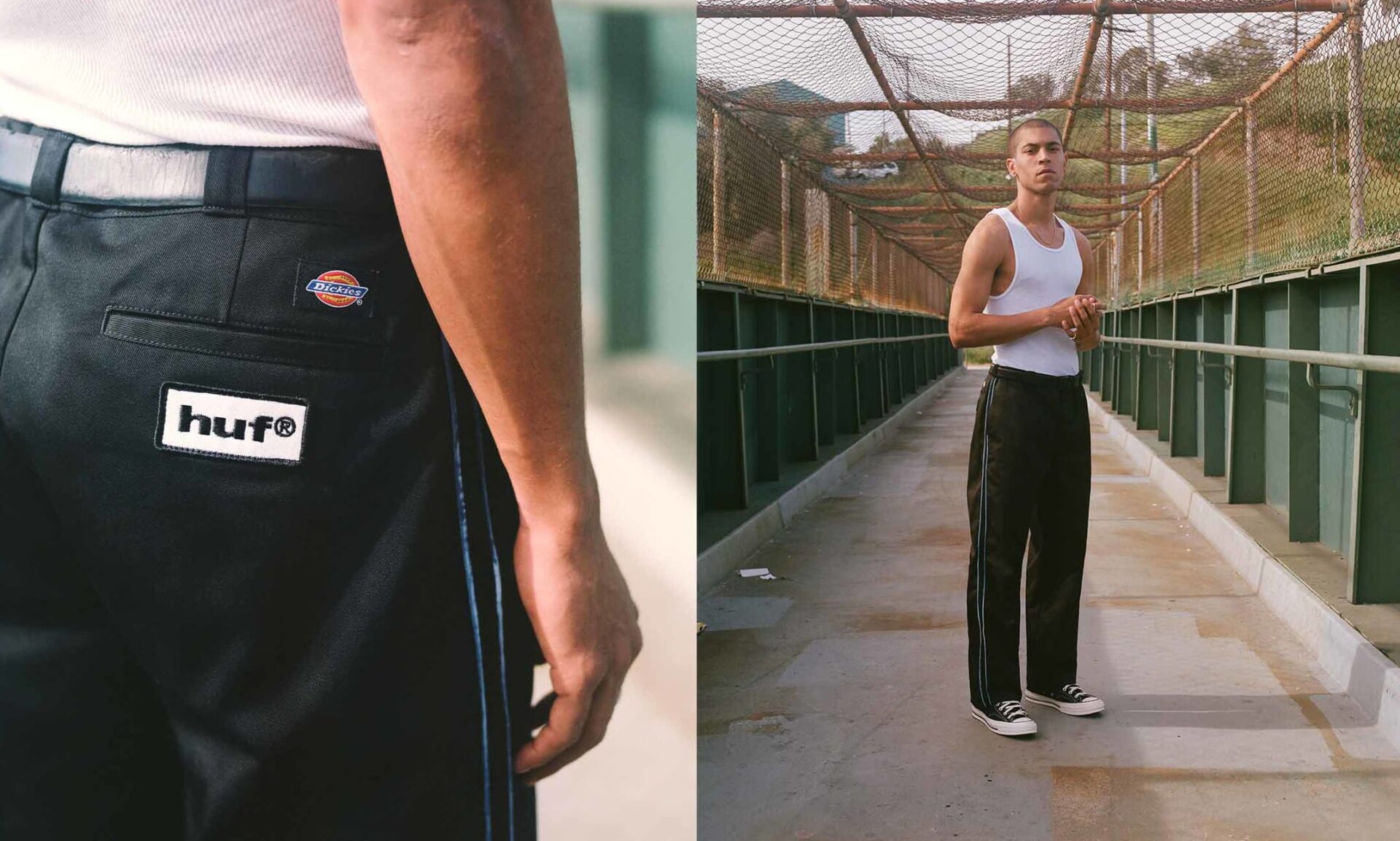 HUF × Dickies、90年代のアメリカ文化に着想したコラボアイテム発売