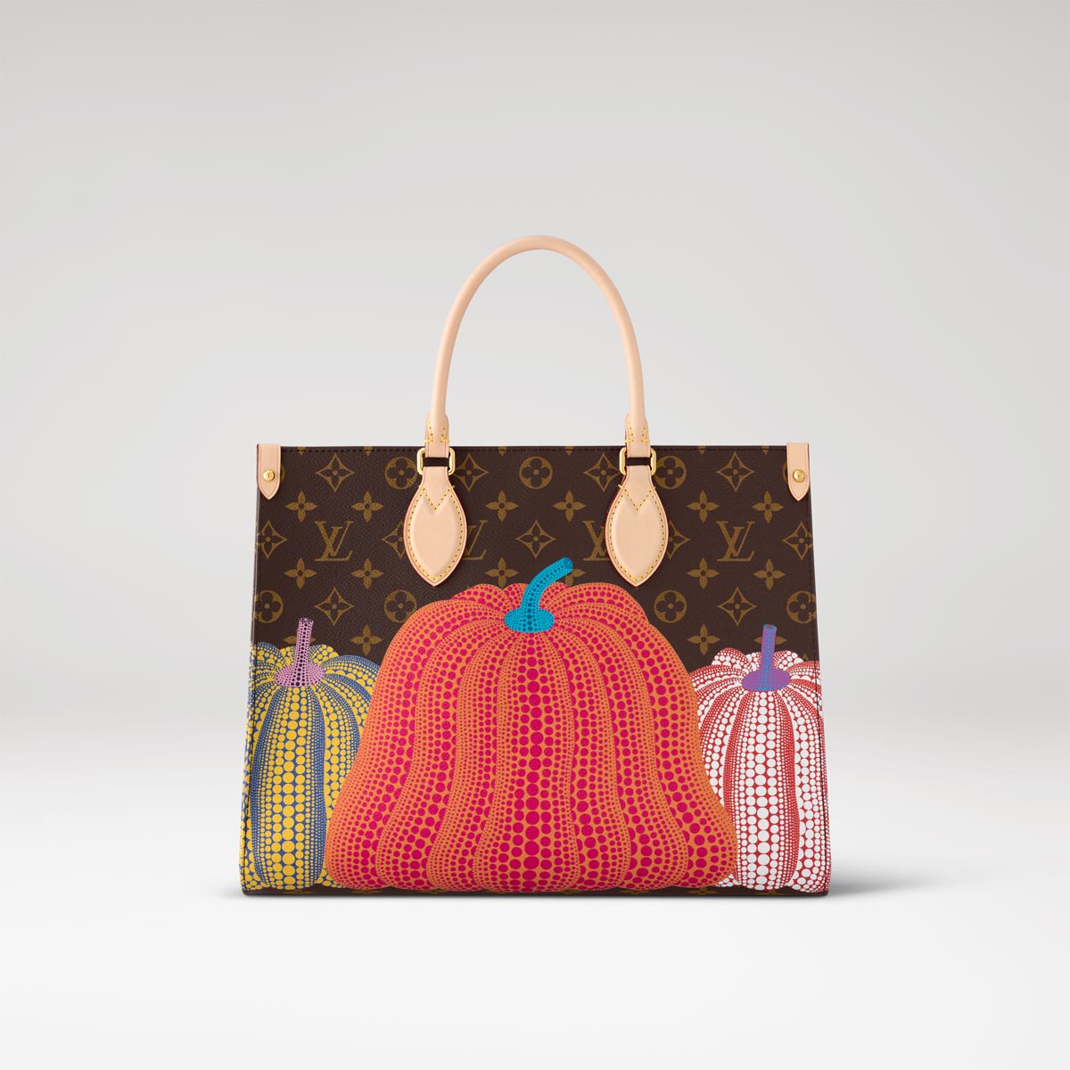 Louis-Vuitton-x-Yayoi-Kusama-OnTheGo-MM-in-Monogram-canvas-with 