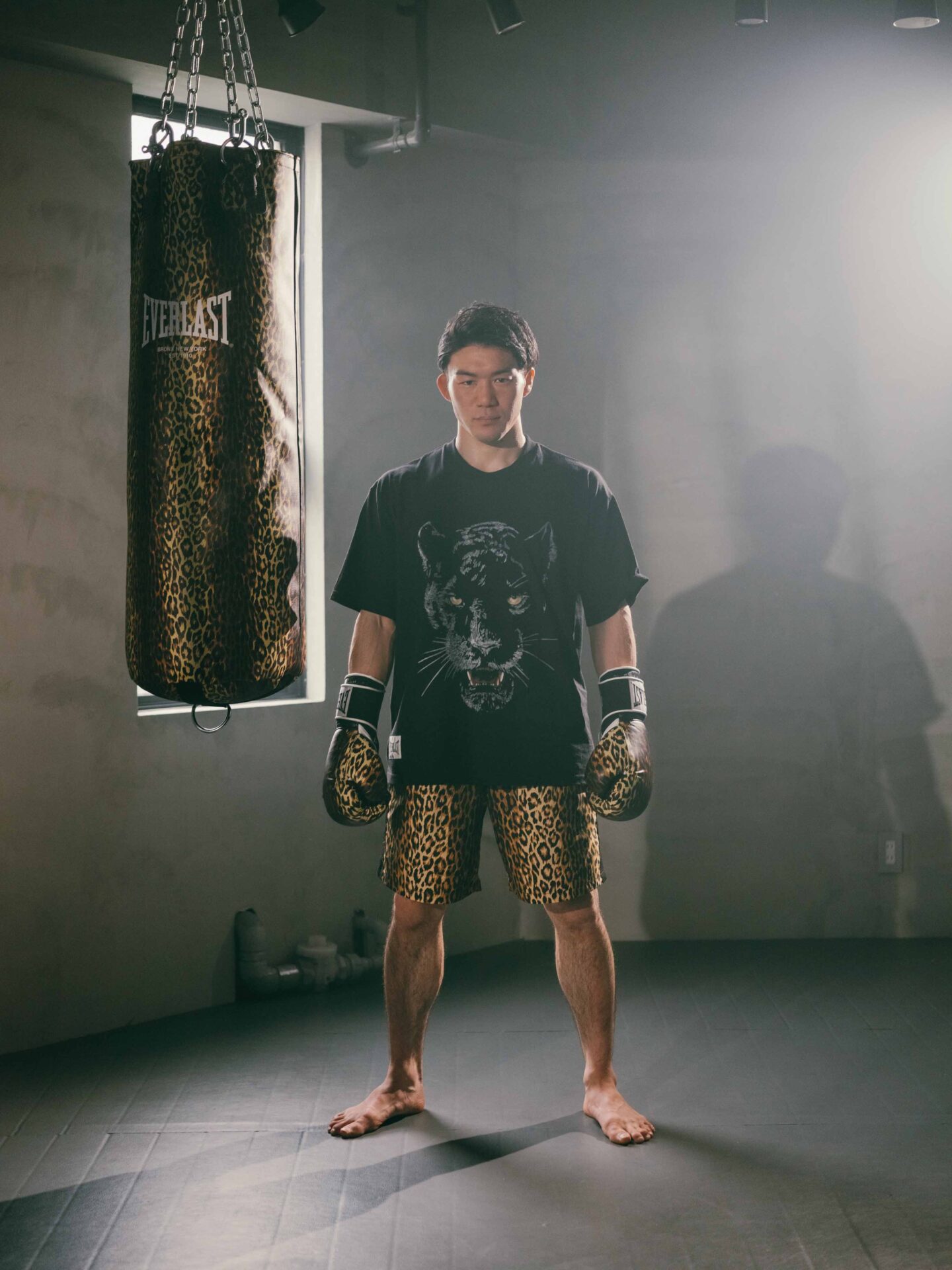 EVERLAST × BEDWIN ボクシンググローブ TYSON ヒョウ柄 L EVERLAST × BEDWIN ボクシンググローブ TYSON ヒョウ柄 L EVERLAST