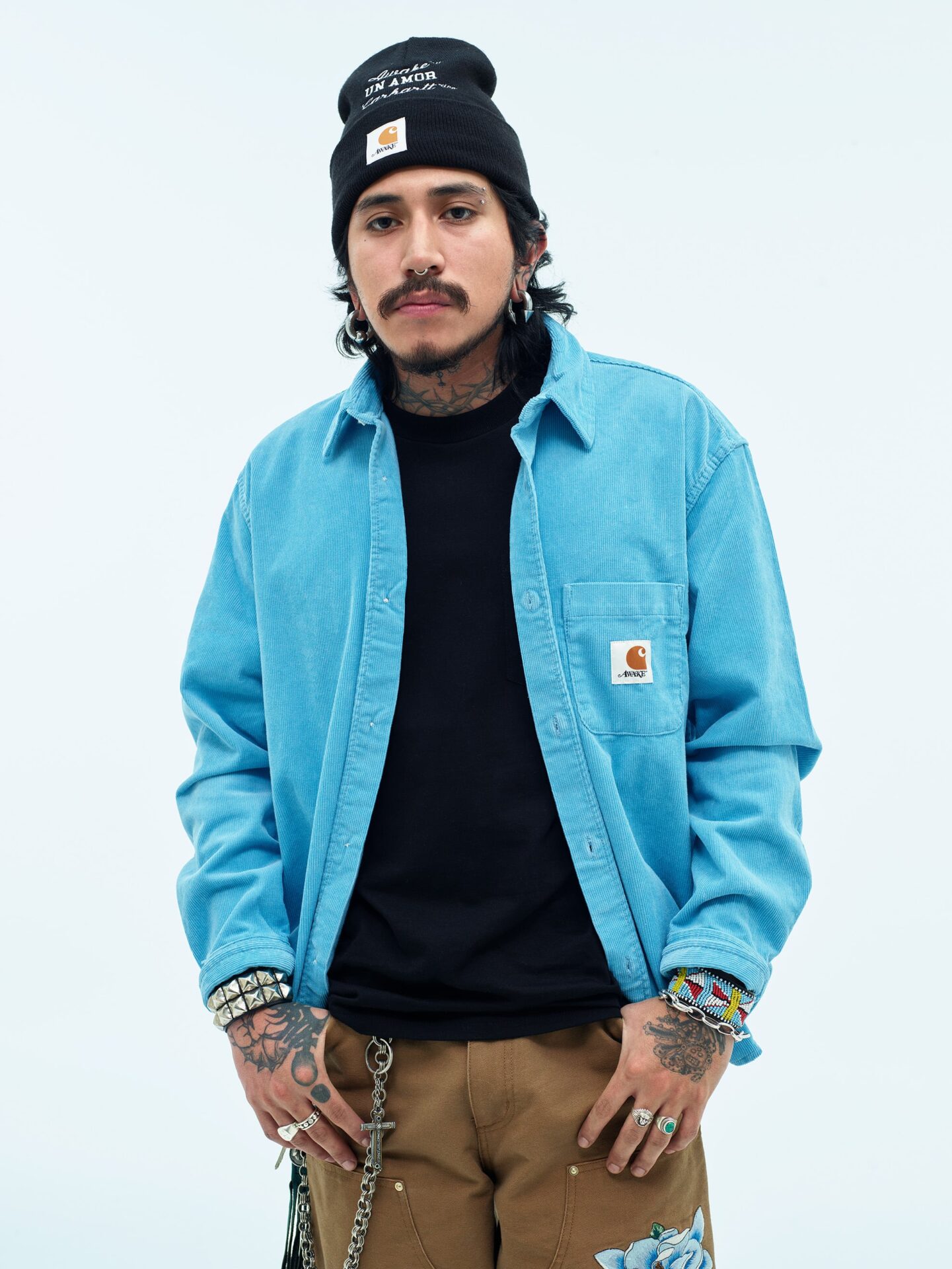 Carhartt WIP × Awake NY、フラワーモチーフの新作コラボアイテム発売