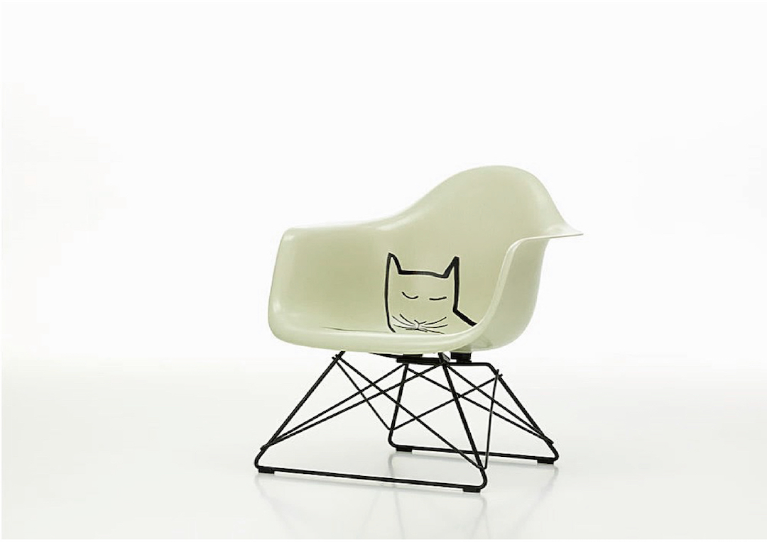 Vitra × Herman Miller × Eames Office、世界500脚限定のネコデザイン 