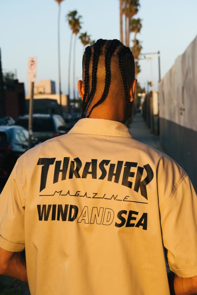 THRASHER × WIND AND SEA、ロゴデザインを落とし込んだコラボアイテム