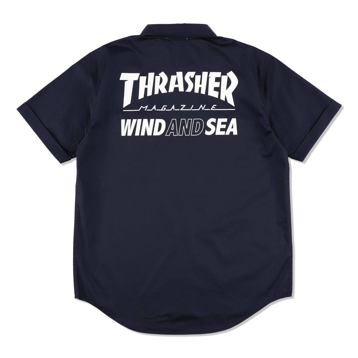 直売正規WIND AND SEA × THRASHER Tシャツ　カーキ　Mサイズ Tシャツ/カットソー(半袖/袖なし)