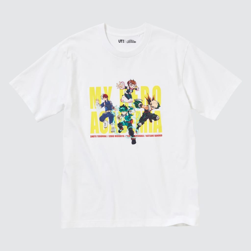 UNIQLO UT ×『僕のヒーローアカデミア』コラボTシャツ発売