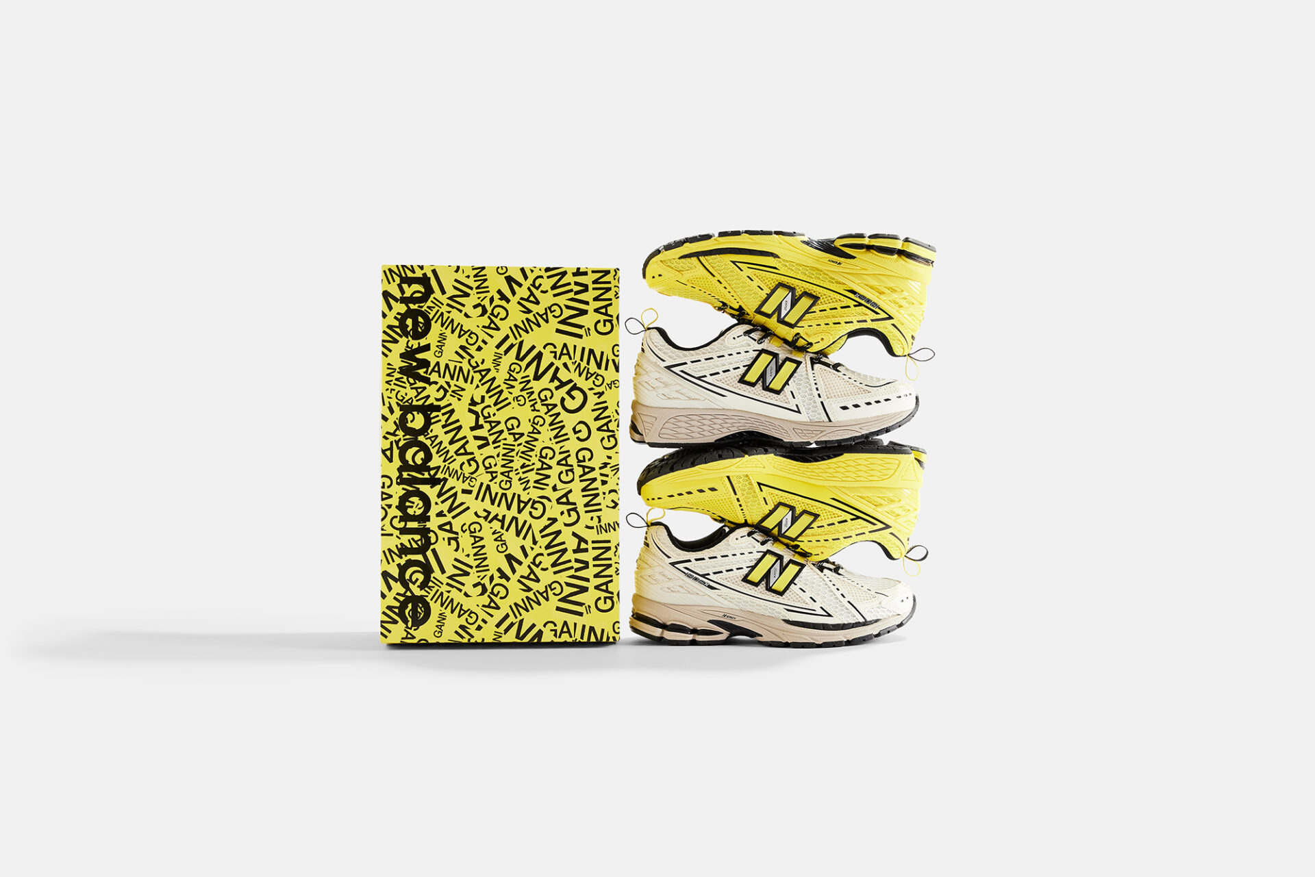 GANNI × New Balance、コラボ第2弾からランニングシューズ GANNI × New Balance、コラボ第2弾からランニングシューズ