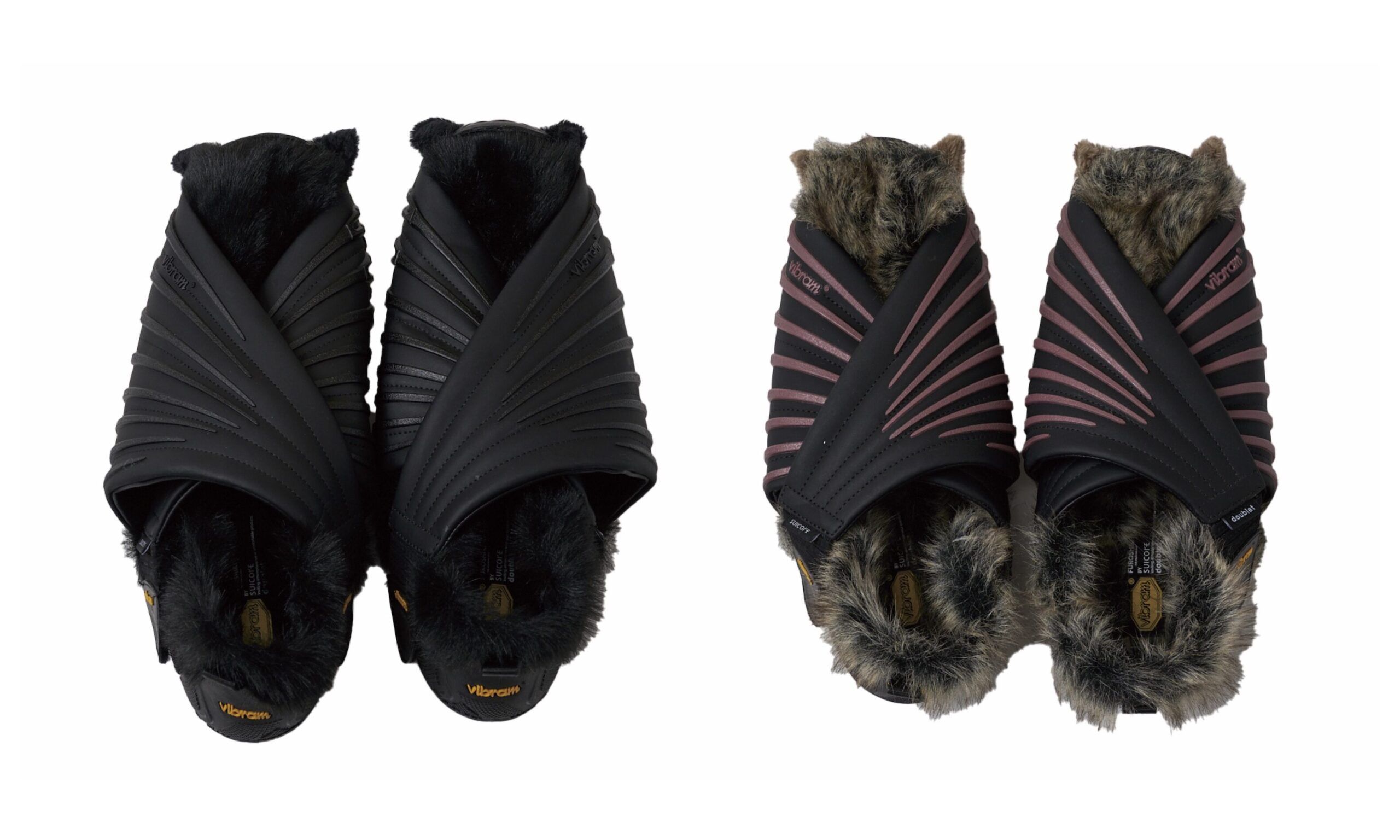 doublet × SUICOKE × Vibram Furoshiki、コウモリを模したコラボシューズ発売