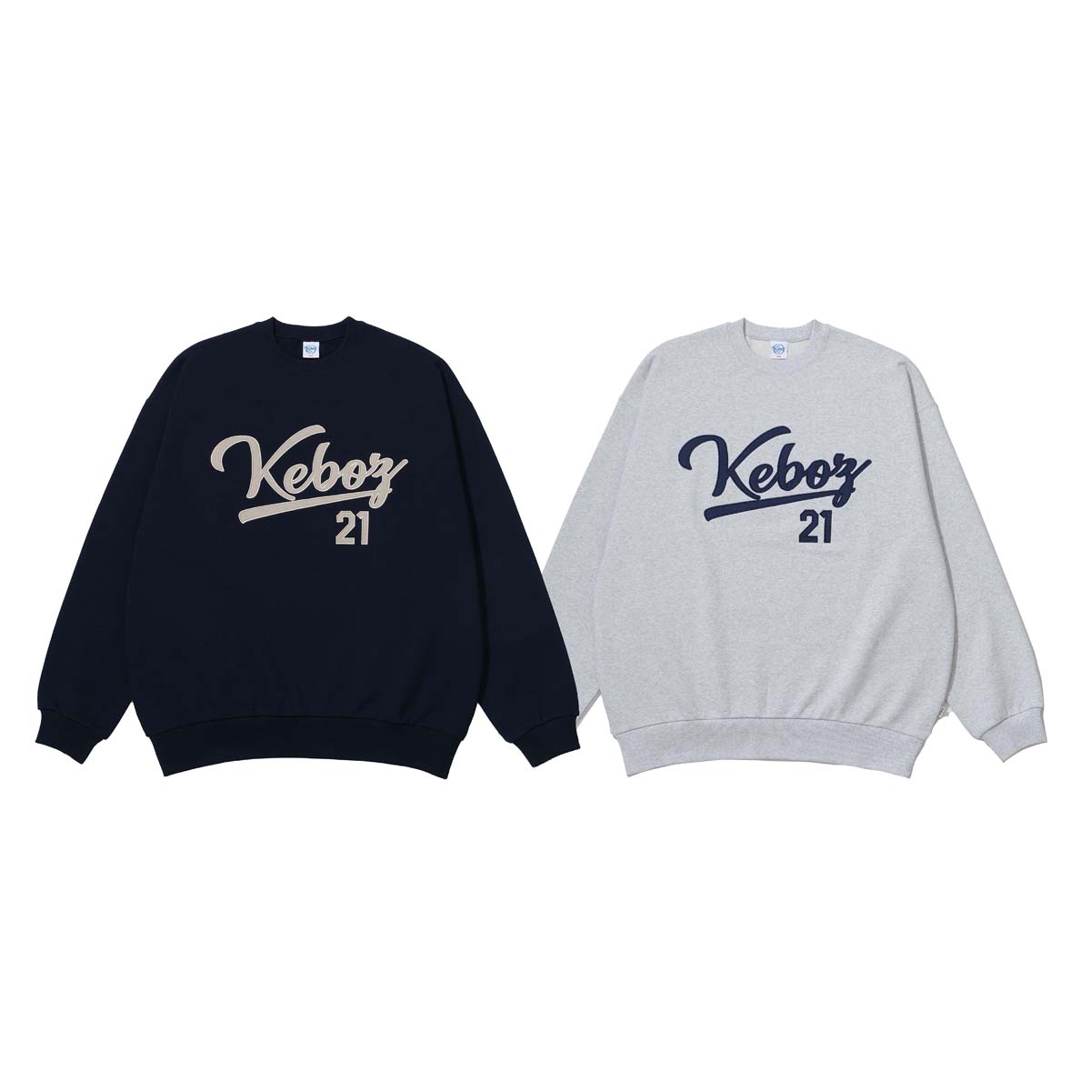 ケボズ　KEBOZ keboz クルーネック　スウェット　2XL KEBOZ ケボズ AR クルーネック スウェット トレーナー L グリーン