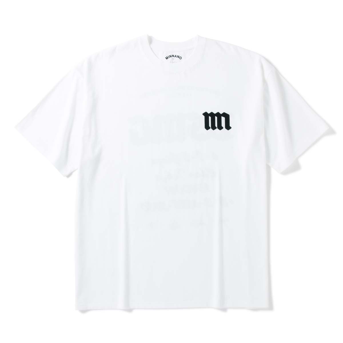 MIN-NANO × DSMG Smile Tee 2 WHITE L ミンナノ - Tシャツ/カットソー