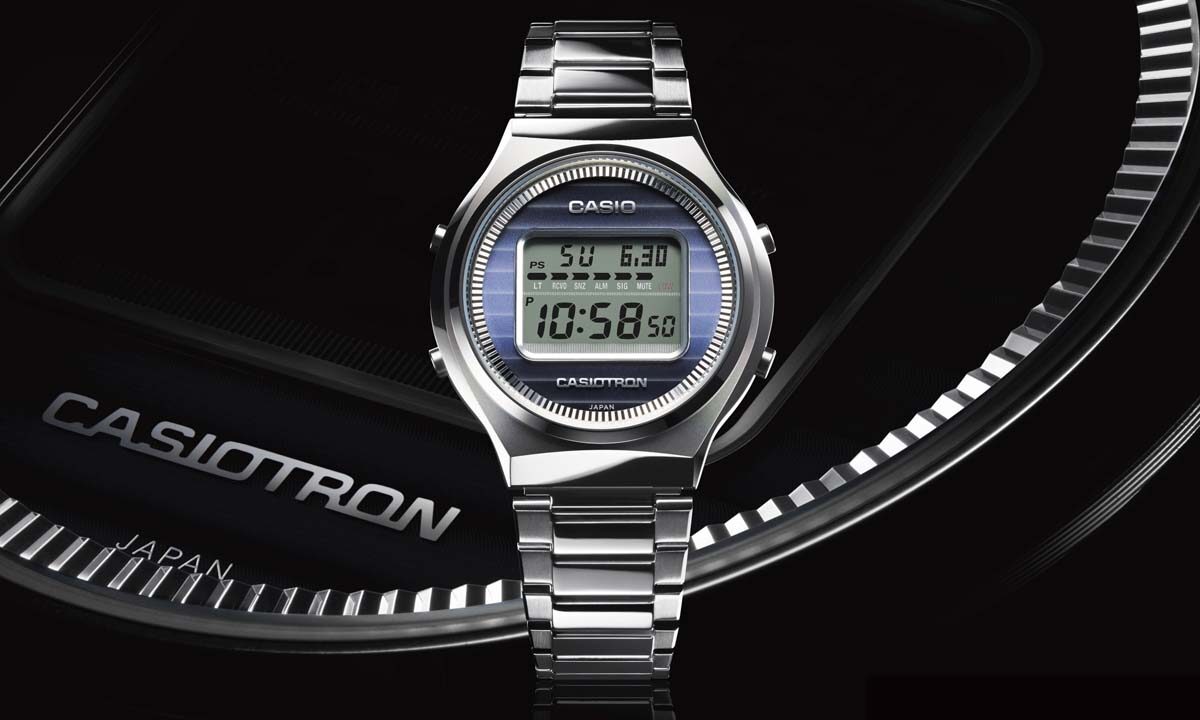 CASIO、初代腕時計「カシオトロンQW02-10シリーズ」復刻版を限定発売