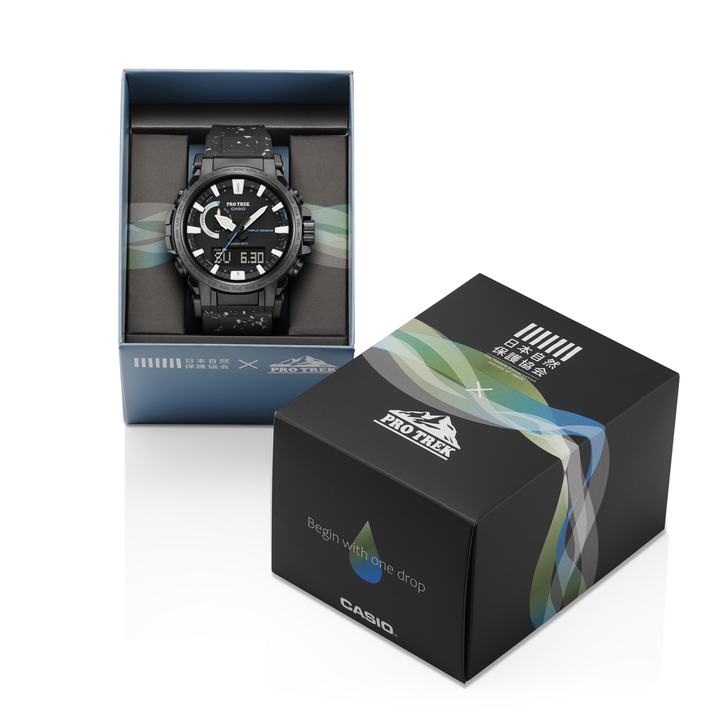 CASIO、「日本自然護協会」とコラボ。本格アウトドアウォッチ