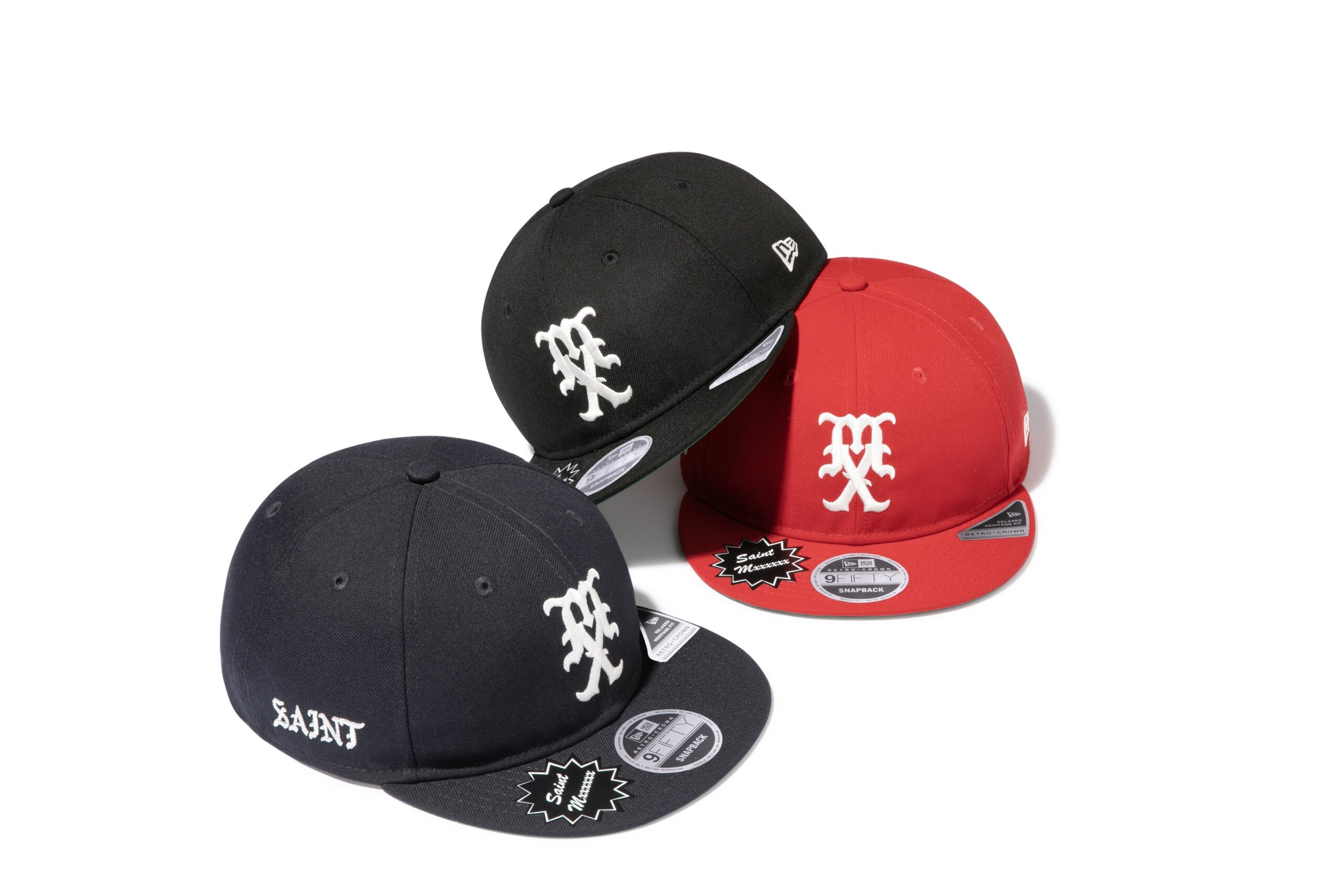 ©SAINT Mxxxxxx × New Era®、初コラボ。「Retro Crown 9FIFTY™」を採用
