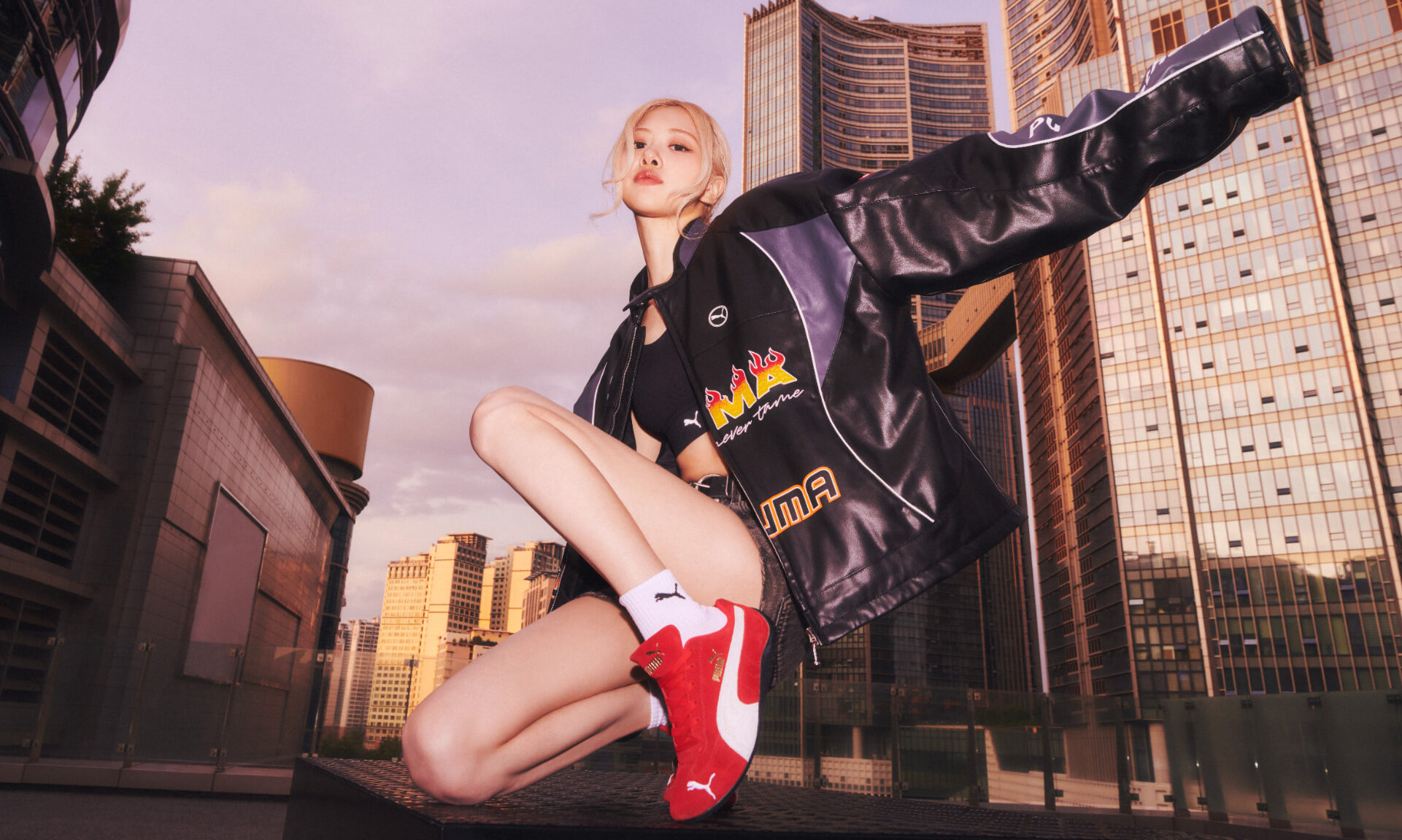 PUMA、BLACKPINK・ロゼ着用「SPEEDCAT OG」ビジュアル公開。新作「SPEEDCAT LTH」を加えたラインナップ