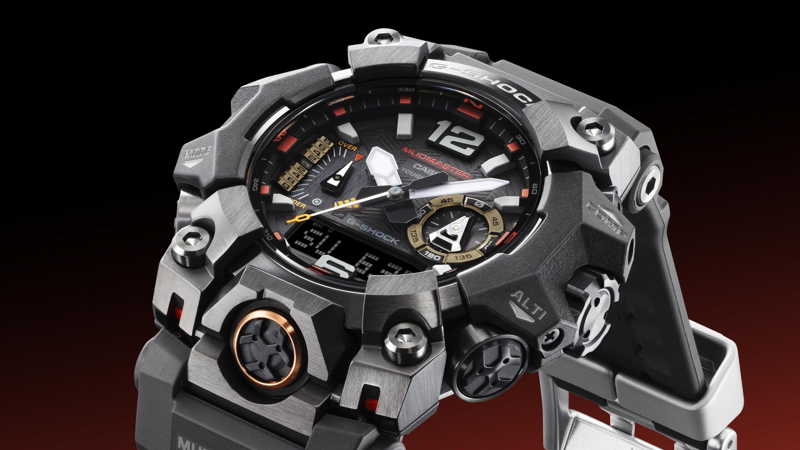 G-SHOCK、「MASTER OF Gシリーズ」登場。ブラックボディに鮮やかなエマージェンシーカラー