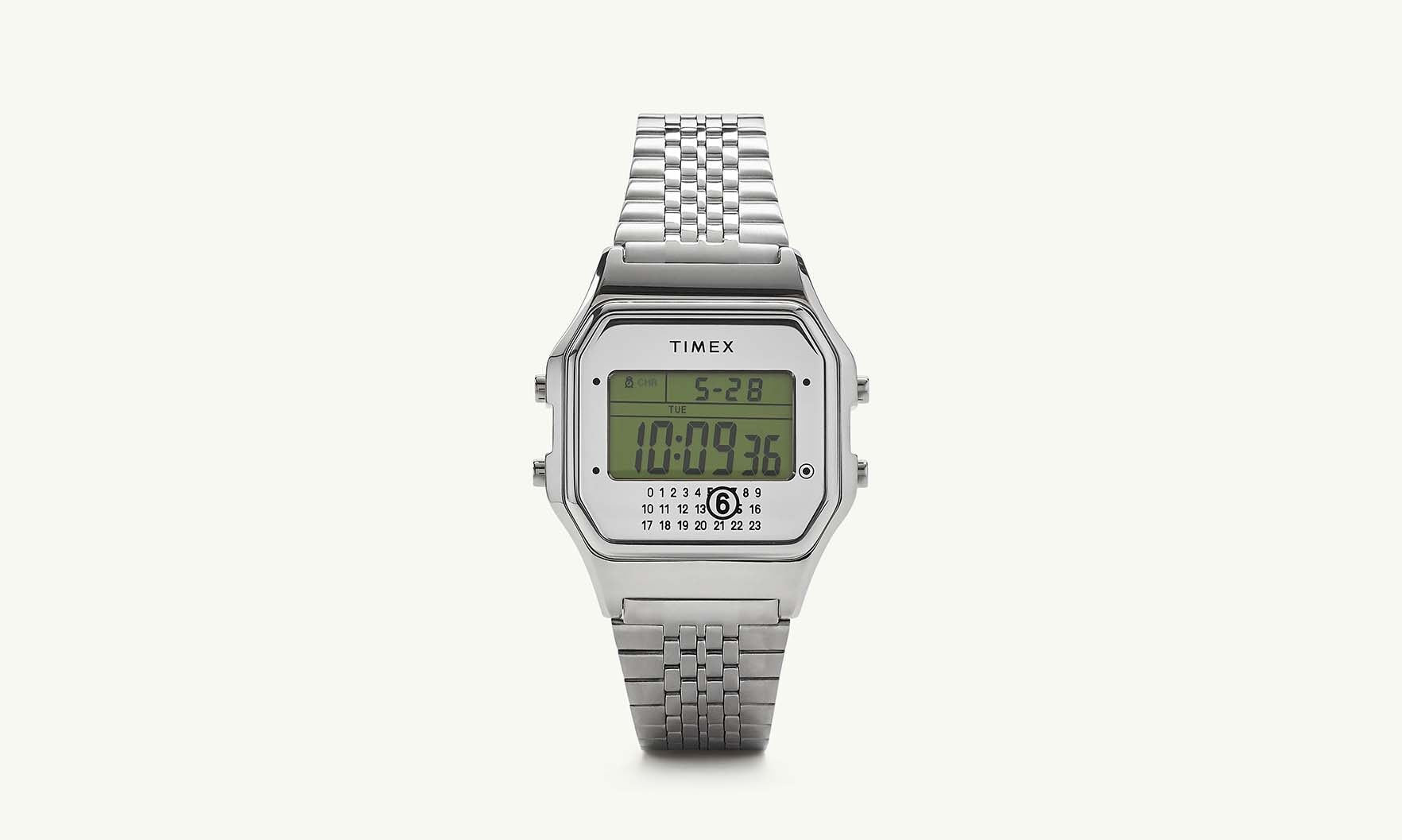 MM6 Maison Margiela × TIMEX、コラボウォッチ発売。レトロなT80を再構築