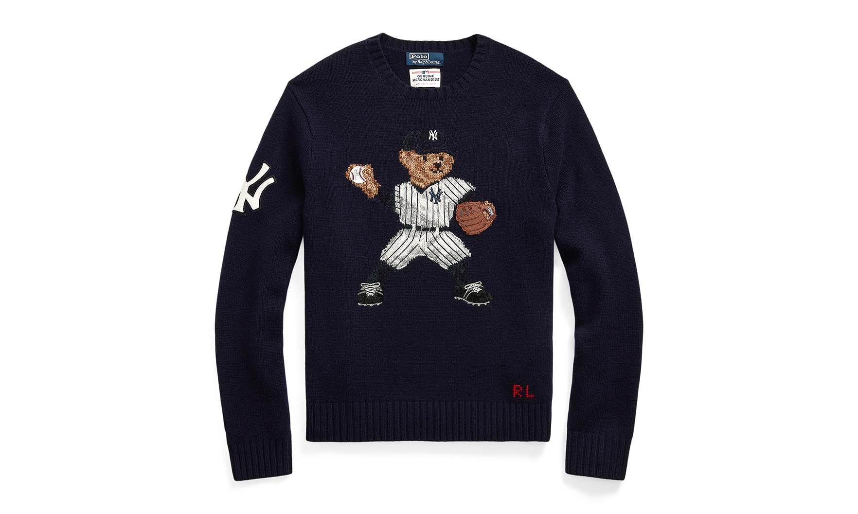 Polo Ralph Lauren × MLB™、スペシャルカプセルコレクション発売。ヤンキースのユニフォームを着たポロベア登場