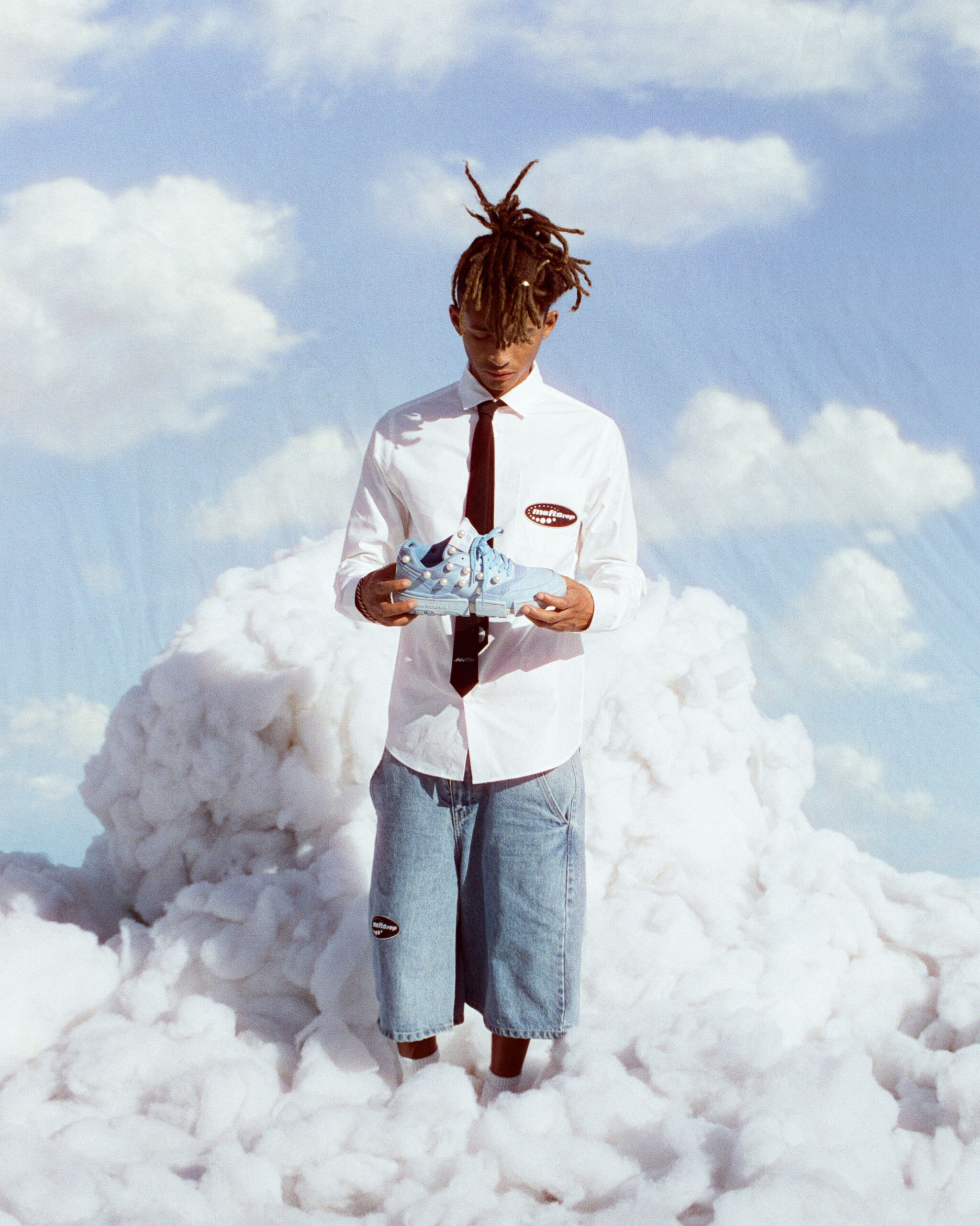 New Balance × Jaden Smith MSFTSrep 0.01、砂と空から着想を得たコラボコレクション発売