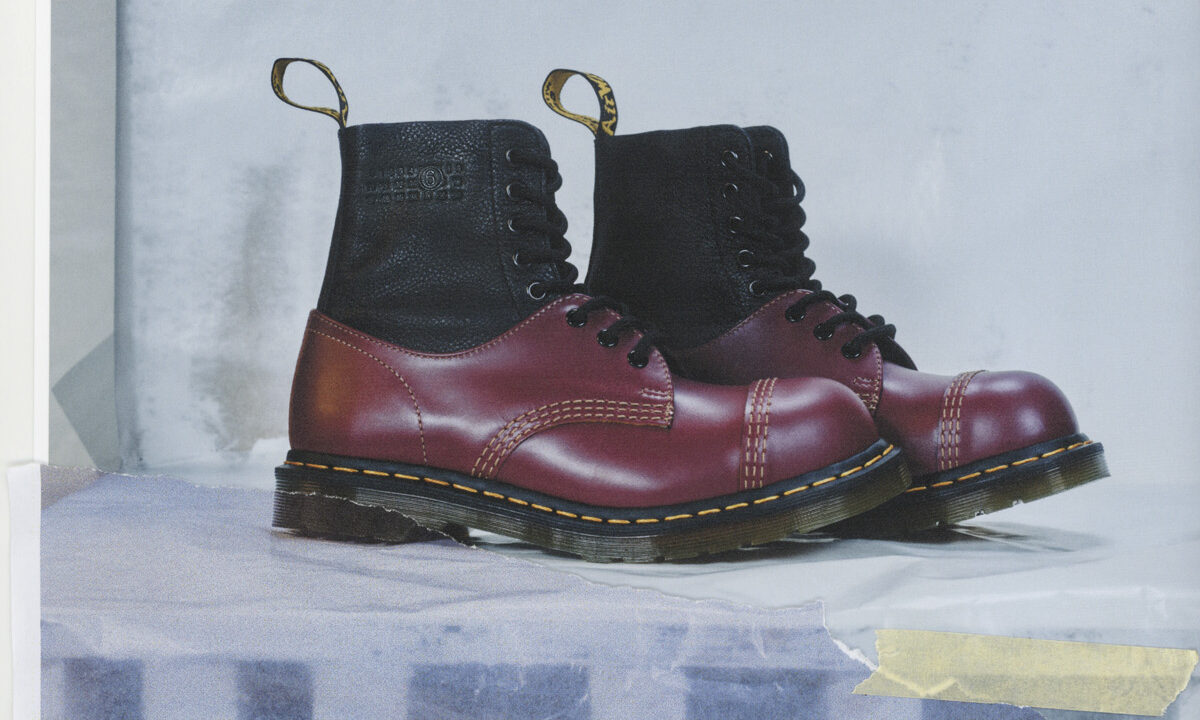 MM6 Maison Margiela × Dr. Martens、初コラボ。クラシックなシルエットをドッキングしたシューズ登場