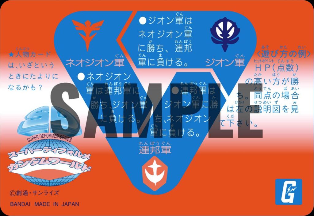 GUNDAM45FRGMT ポップアップストア ノベルティ カードダス 未開封（SD 