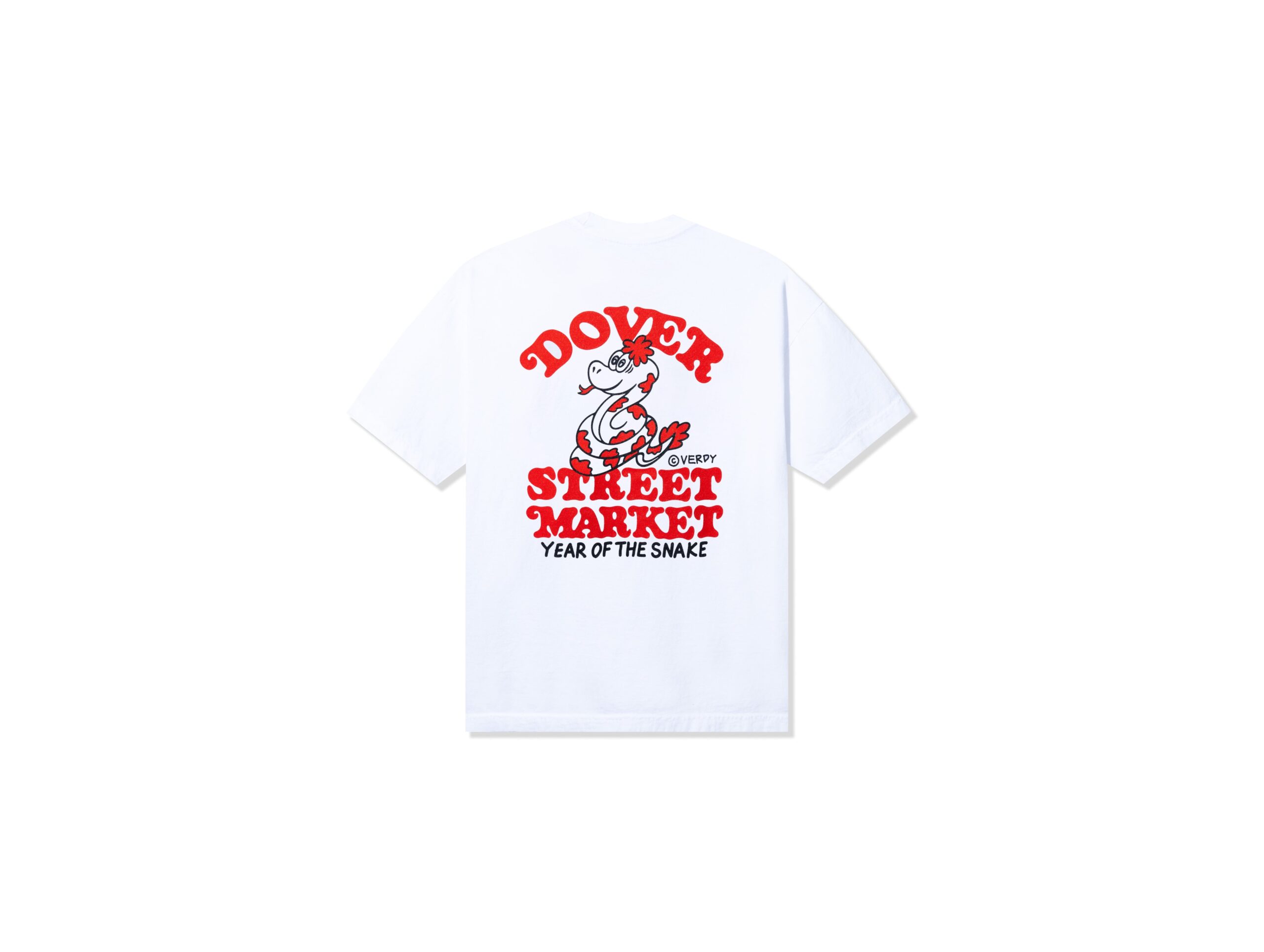 DOVER STREET MARKET × VERDY、2025年の干支「蛇」を描いたコラボTシャツ発売