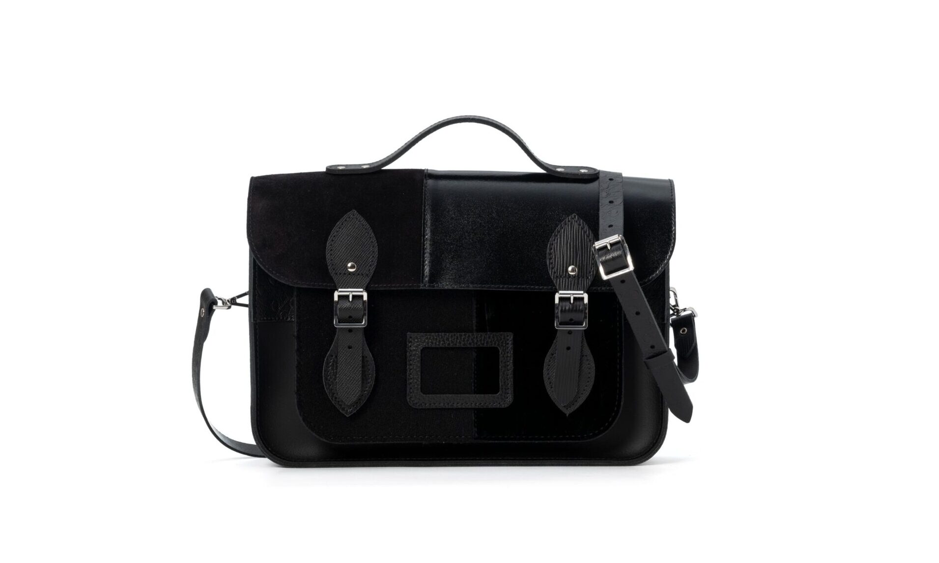 DSMG × CAMBRIDGE SATCHEL、エクスクルーシブコレクション発売。伝統的なサッチェルバッグにDSMGのエッセンスをプラス