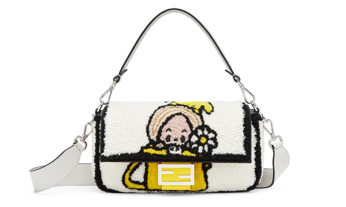 FENDI × タロアウト、「シルヴィア・アンド・ザ・バゲット」発売。遊び心溢れるイラストあしらう