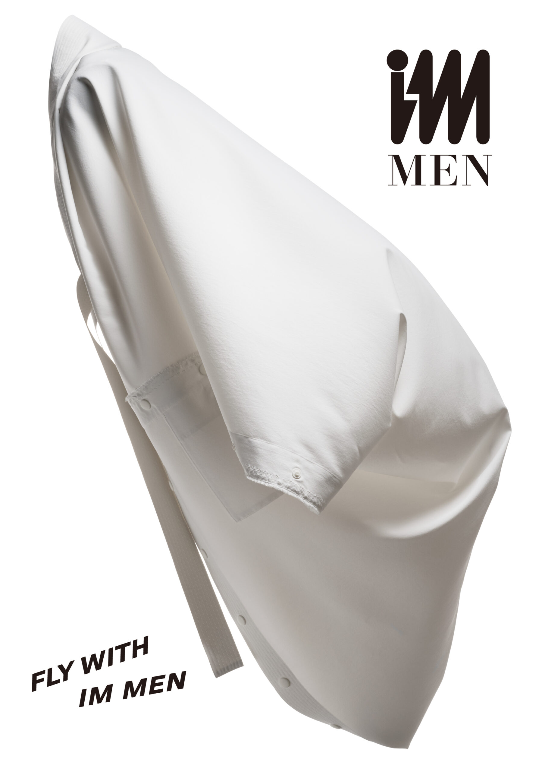 IM MEN、特別展示「FLY WITH IM MEN」開催。「一枚の布」哲学を探究するインスタレーションを展示