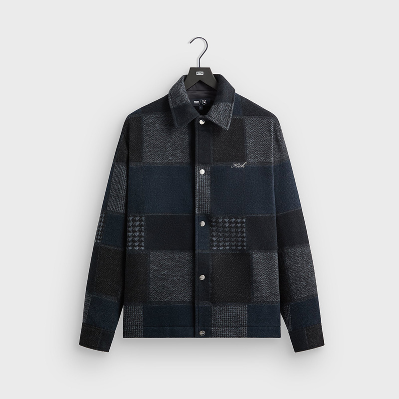 Kith for the New York Yankees Patchwork Wool Coaches Jacket